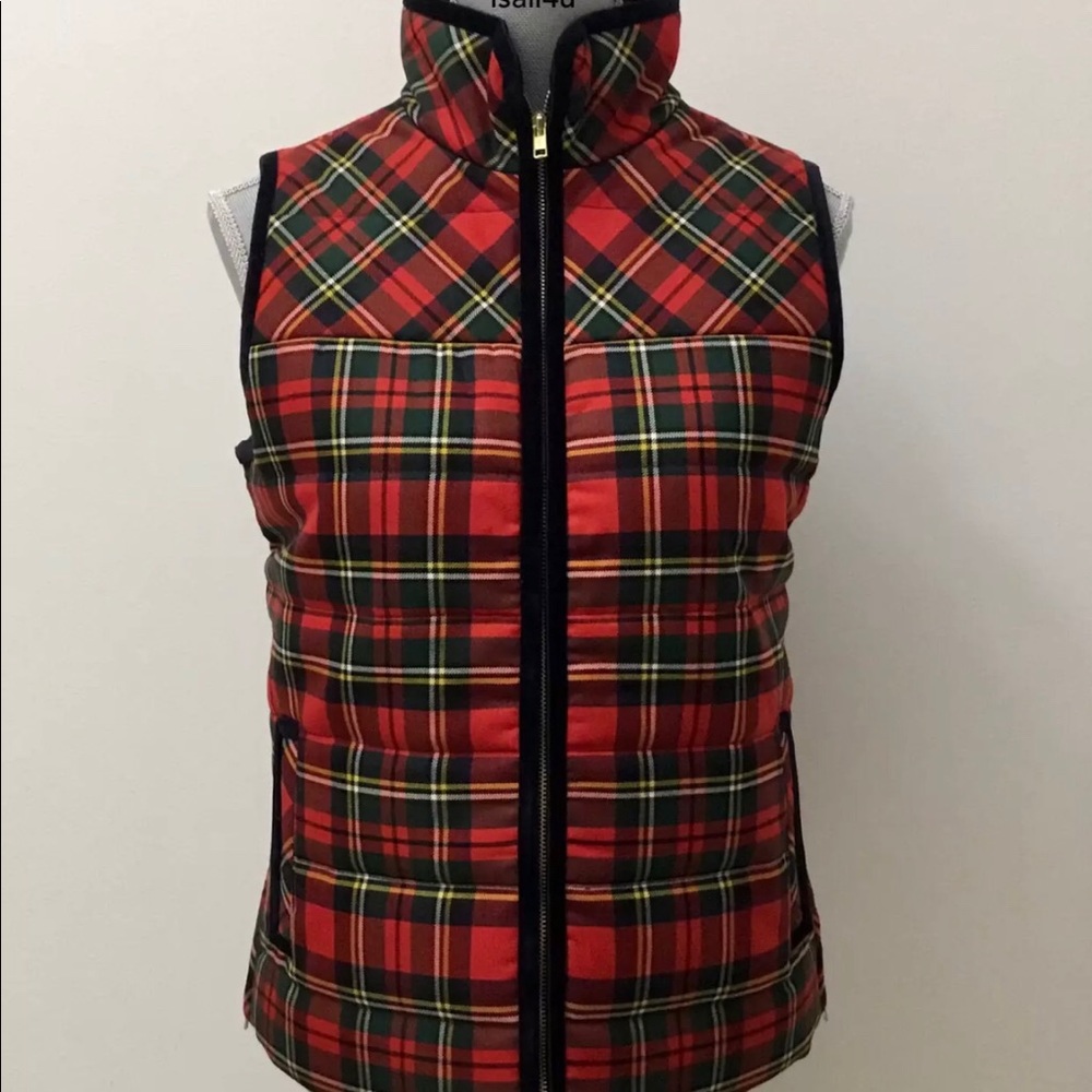 Women’s J Crew Medium Plaid Vest